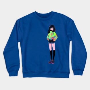 Cute girl isekai anime loona Crewneck Sweatshirt